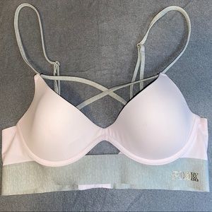 VS Pink Padded Bralette with wire